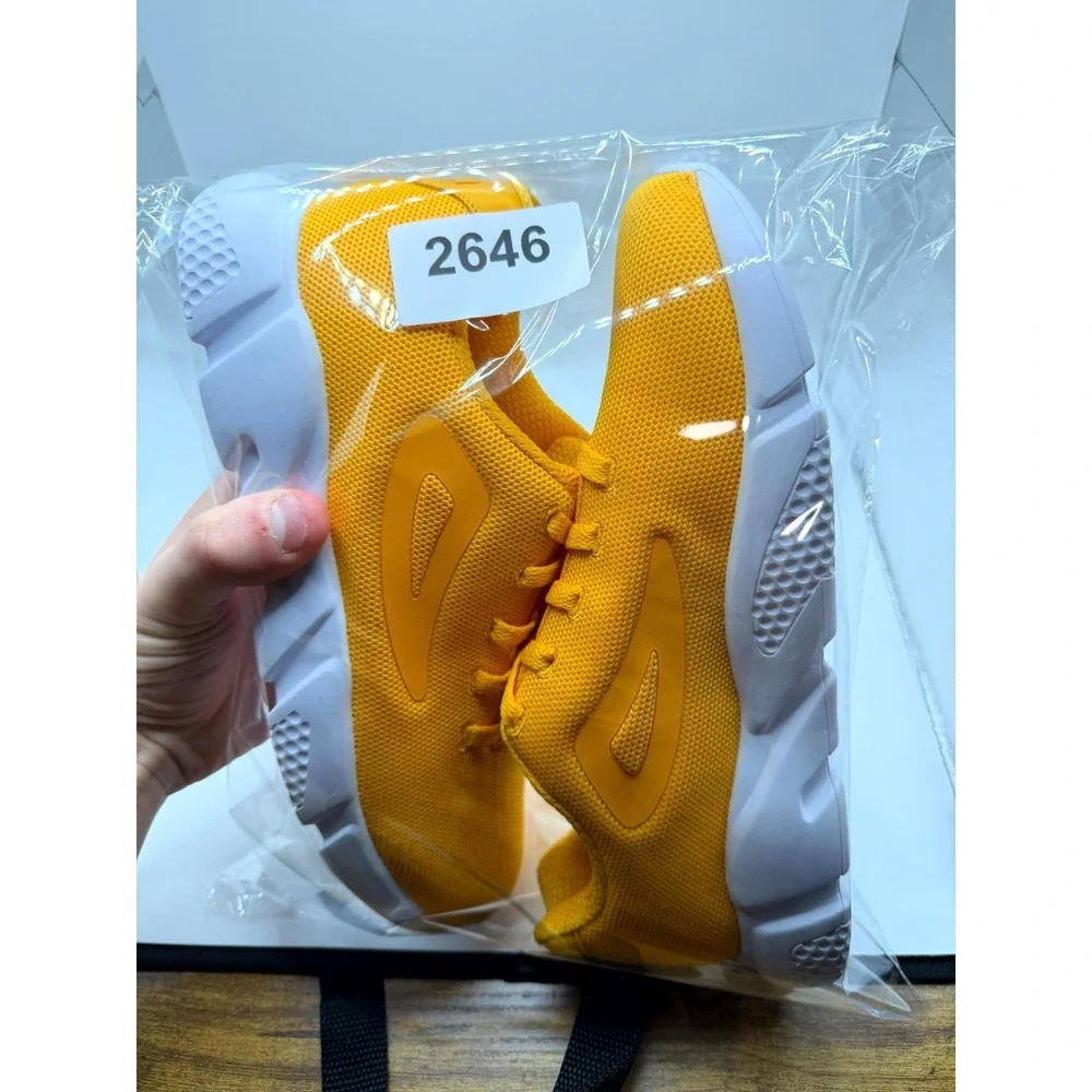Fila Zarin 5CM00803-720 Womens 9 Sneaker Yellow Textile Low‎ Top Walking Shoes